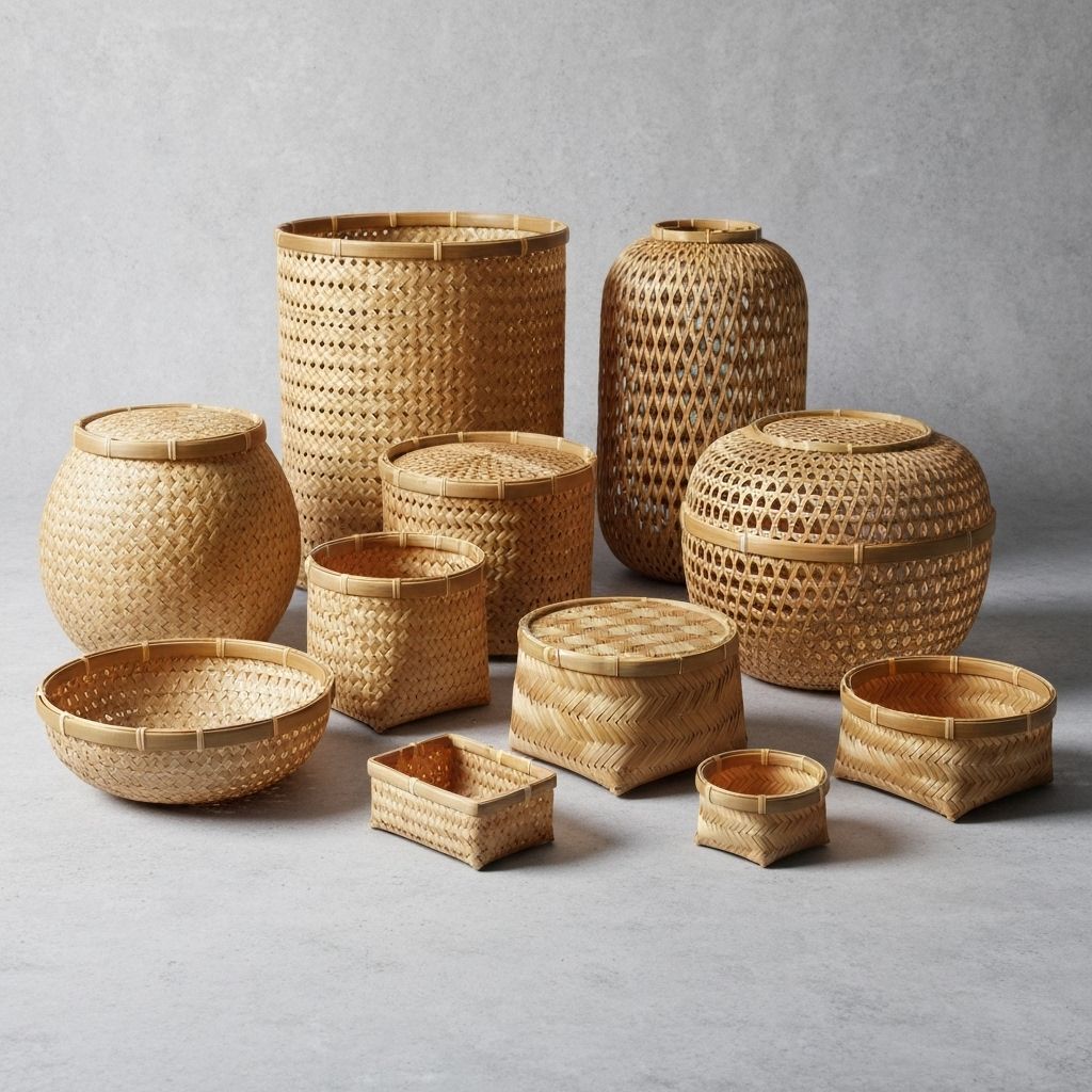Bamboo Storage Baskets