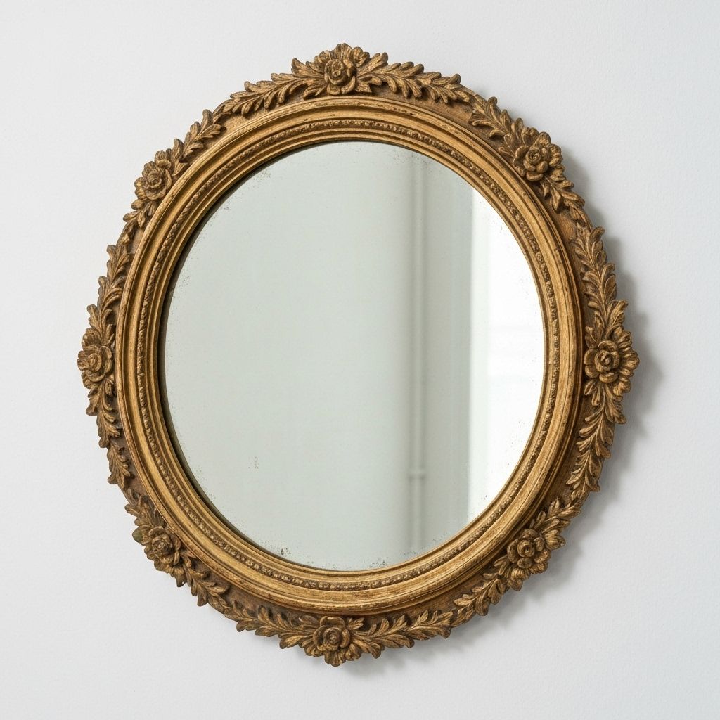 Vintage-Style Wall Mirror
